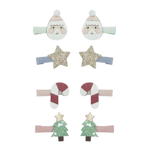 Santa mini clips