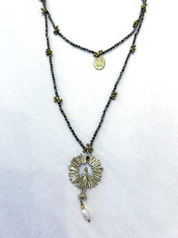 Image of Double Madonna Necklace