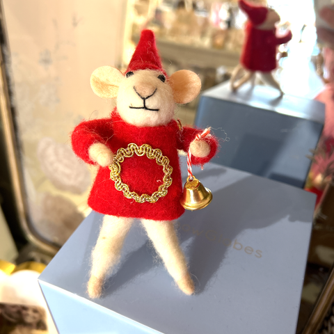 Image of JOY Christmas Mice Ornament