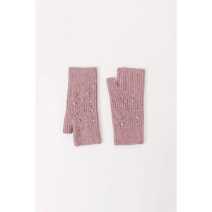 Crystal Mittens- Dusty Rose