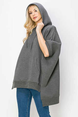 Image of Fleta Poncho w/ Hoodie