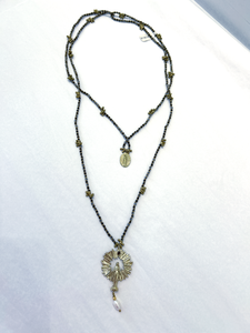 Double Madonna Necklace