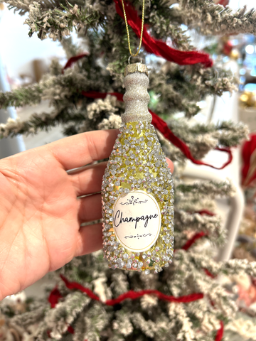 Image of Champagne Bottle Ornament