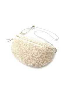 Furry Fanny Pack- Cream