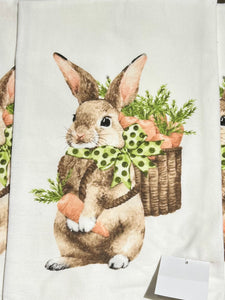 Bunny and Carrots Towel