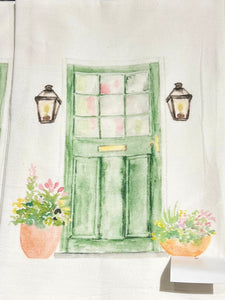 Green Door Towel