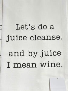 Juice Cleanse Towel