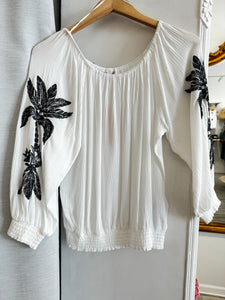 Blouse Batwing Embroidery