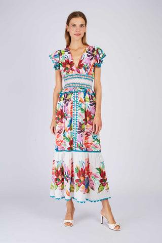 PATSY Printed Long Dress