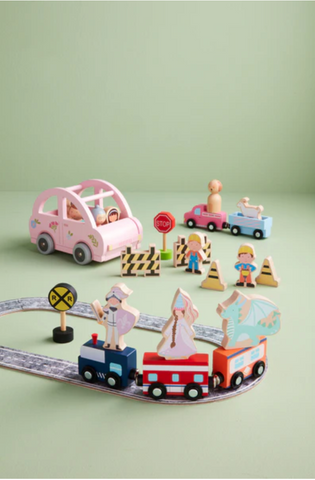 Image of Train Track Toy Set