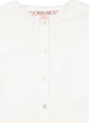 RILO COLLAR SHIRT GOTS - OPTIC WHITE