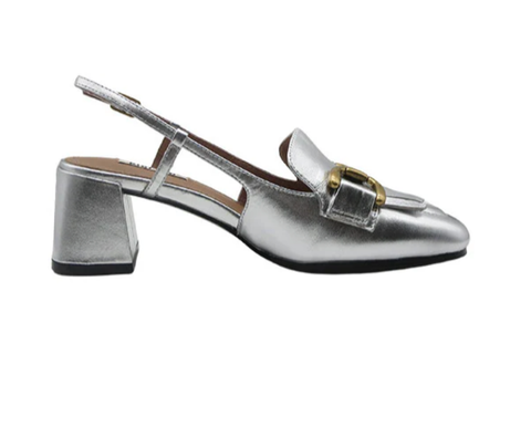 Image of DENNIS Silver Loafers BIBI LOU