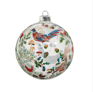 5" WOODLAND BALL ORNAMENT