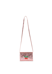 LOVE LETTER BAG - pink glitter