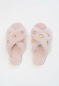 Sheepskin Slippers Light Pink