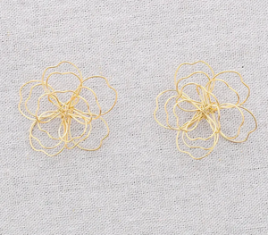 Flower Steel Earrings