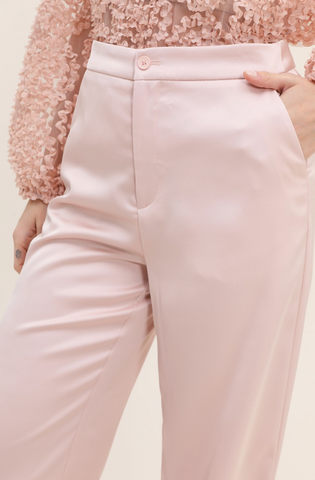 Image of Satin Pants- Pink