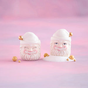 NEW Cream Papa Noel Candy Jar