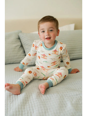 Image of Under the Big Top 2 Piece Bamboo Pajama Set